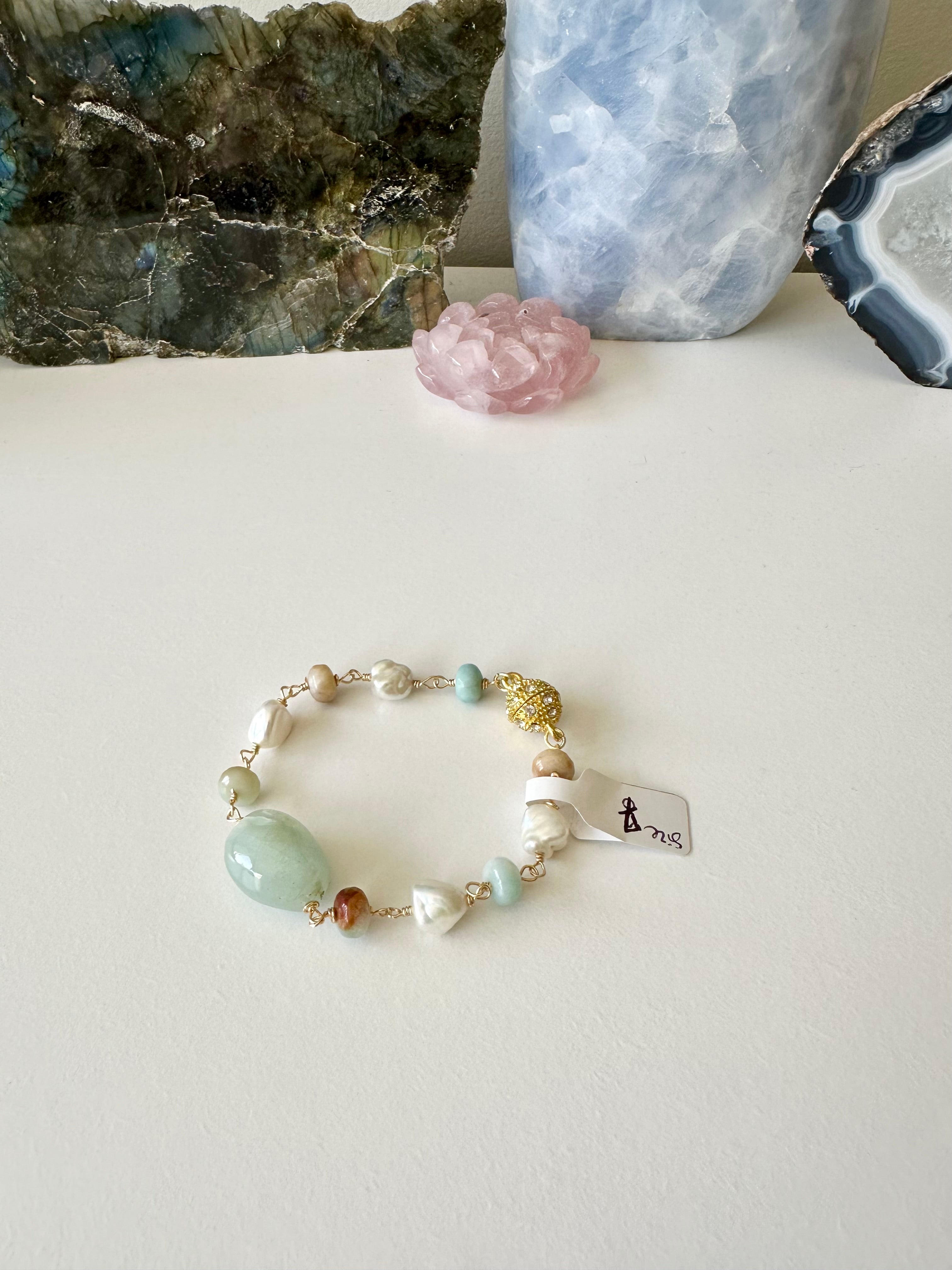 Wire-Wrapped Gemstone Bracelet Collection