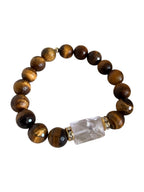 Violet Flame — Handcrafted Amethyst & Tiger’s Eye Bracelet