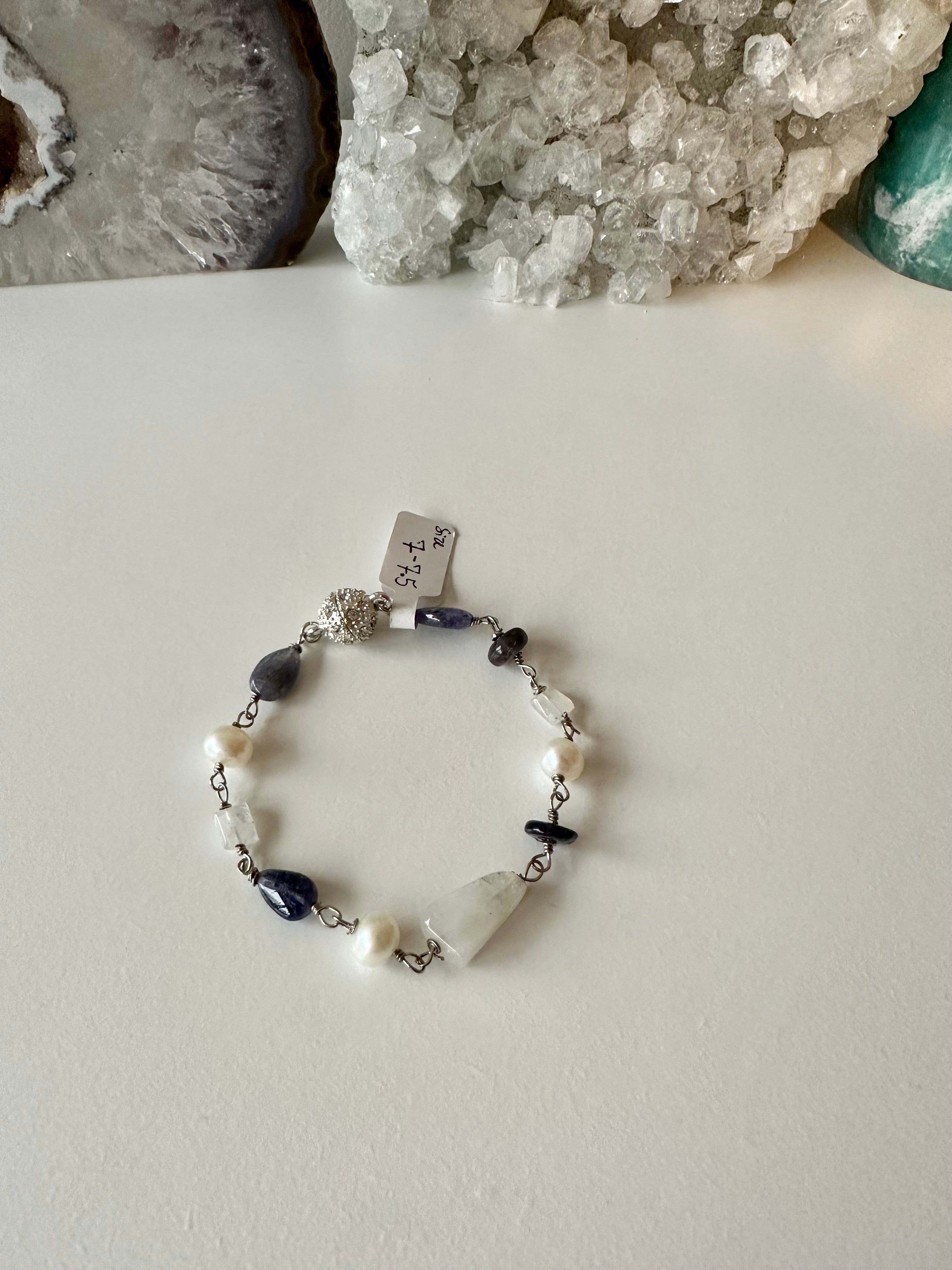 Wire-Wrapped Gemstone Bracelet Collection
