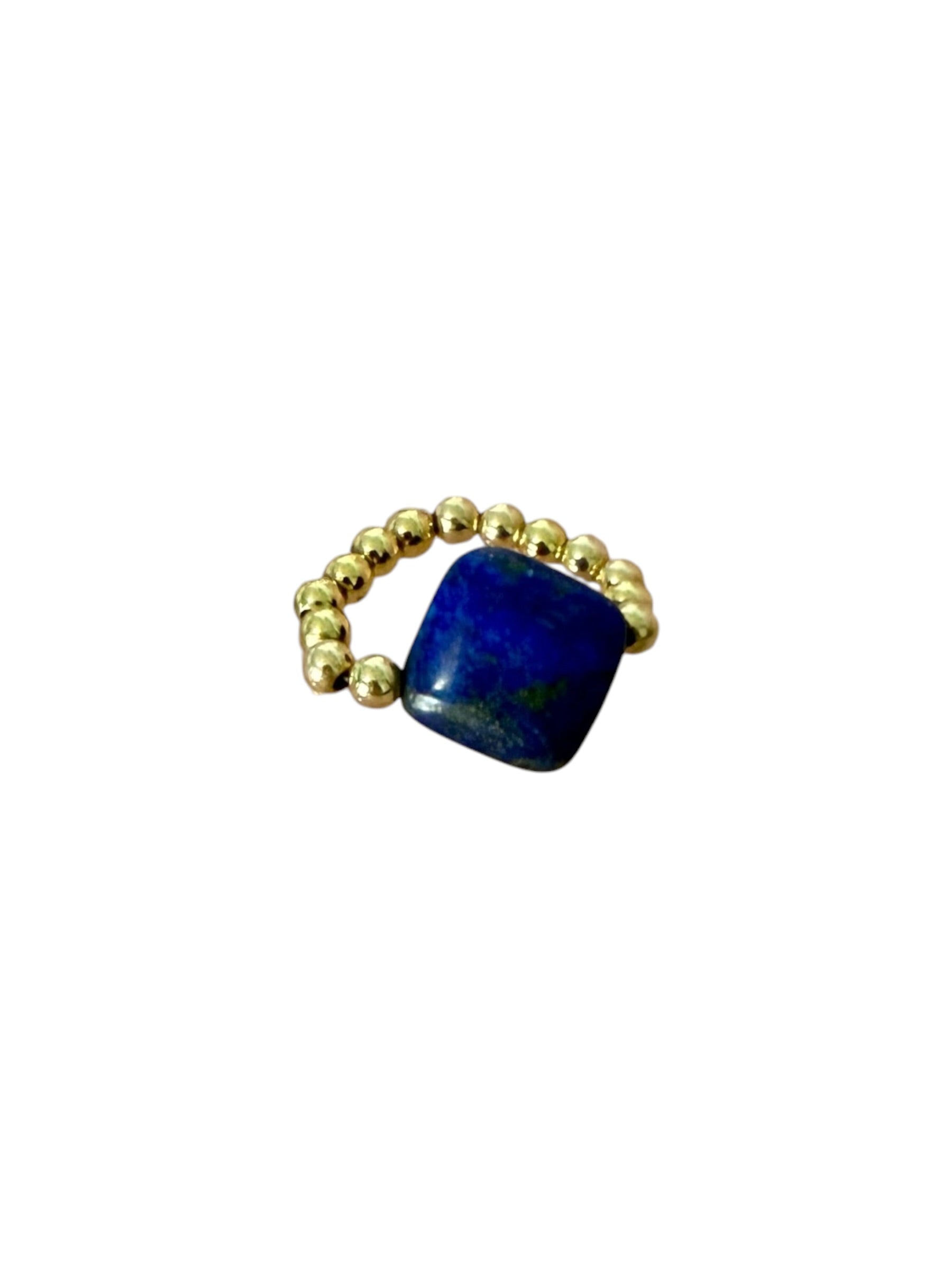 The Riot Ring — Handcrafted Gemstone Beaded Ring