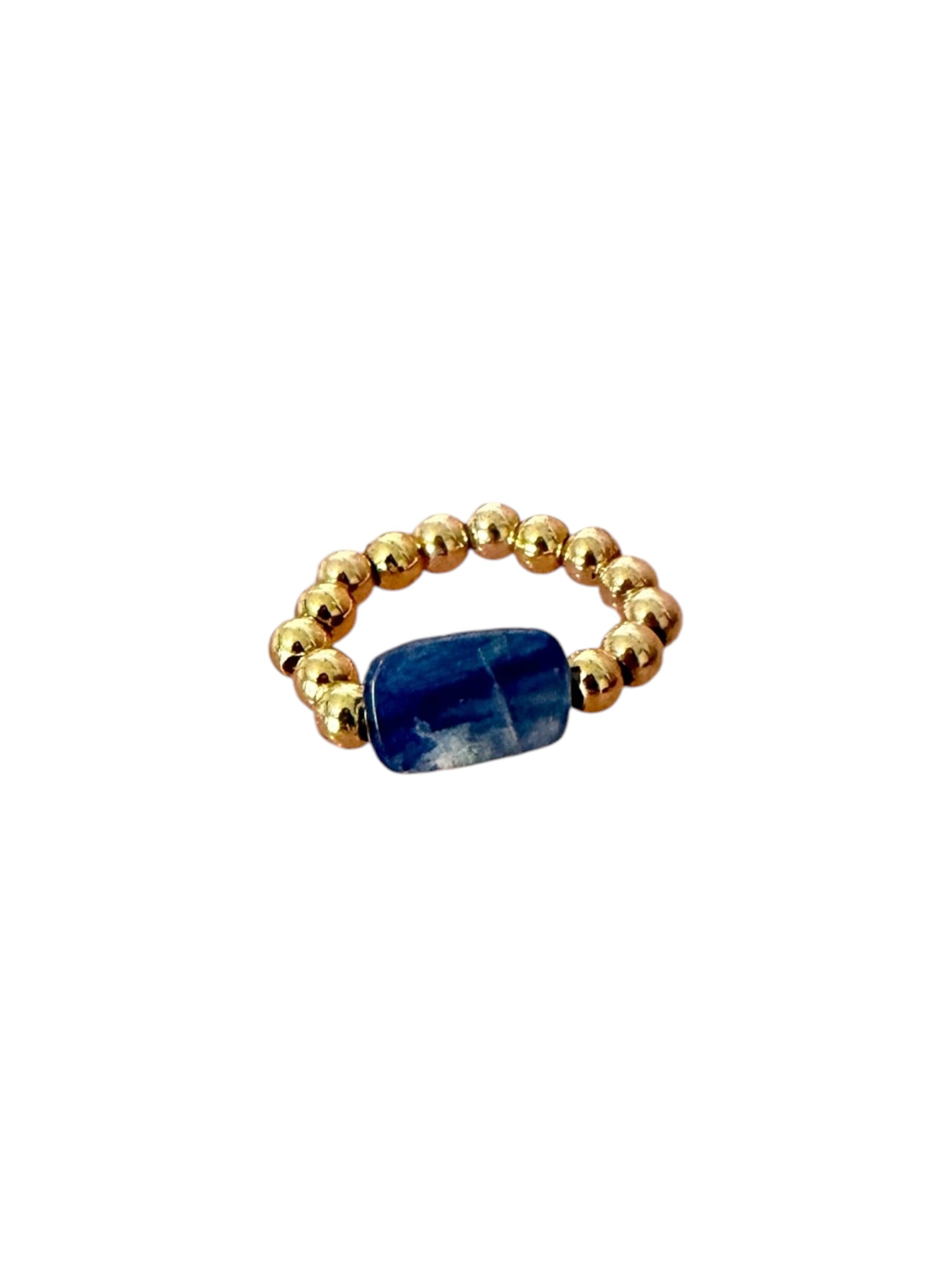The Riot Ring — Handcrafted Gemstone Beaded Ring