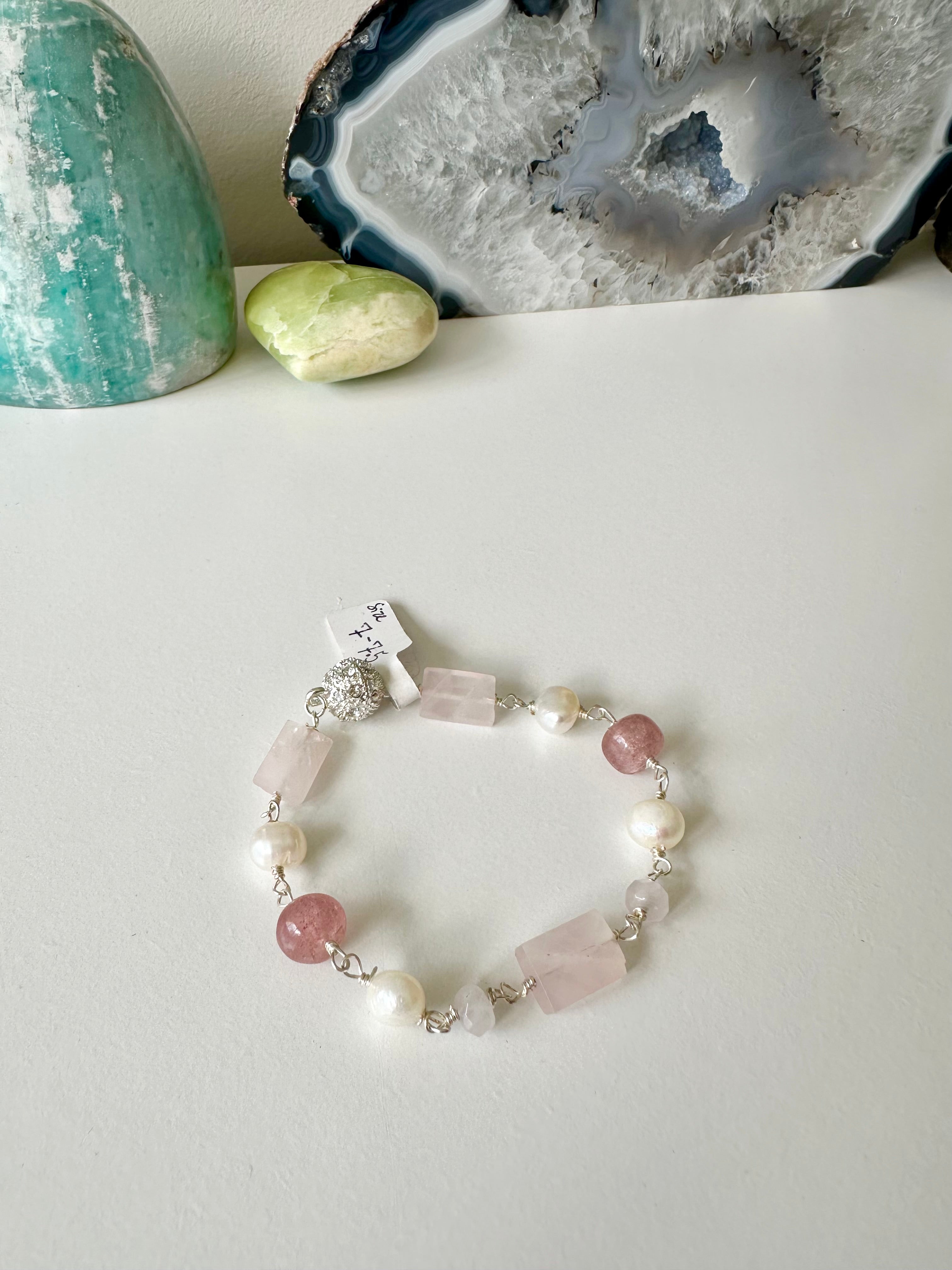 Wire-Wrapped Gemstone Bracelet Collection