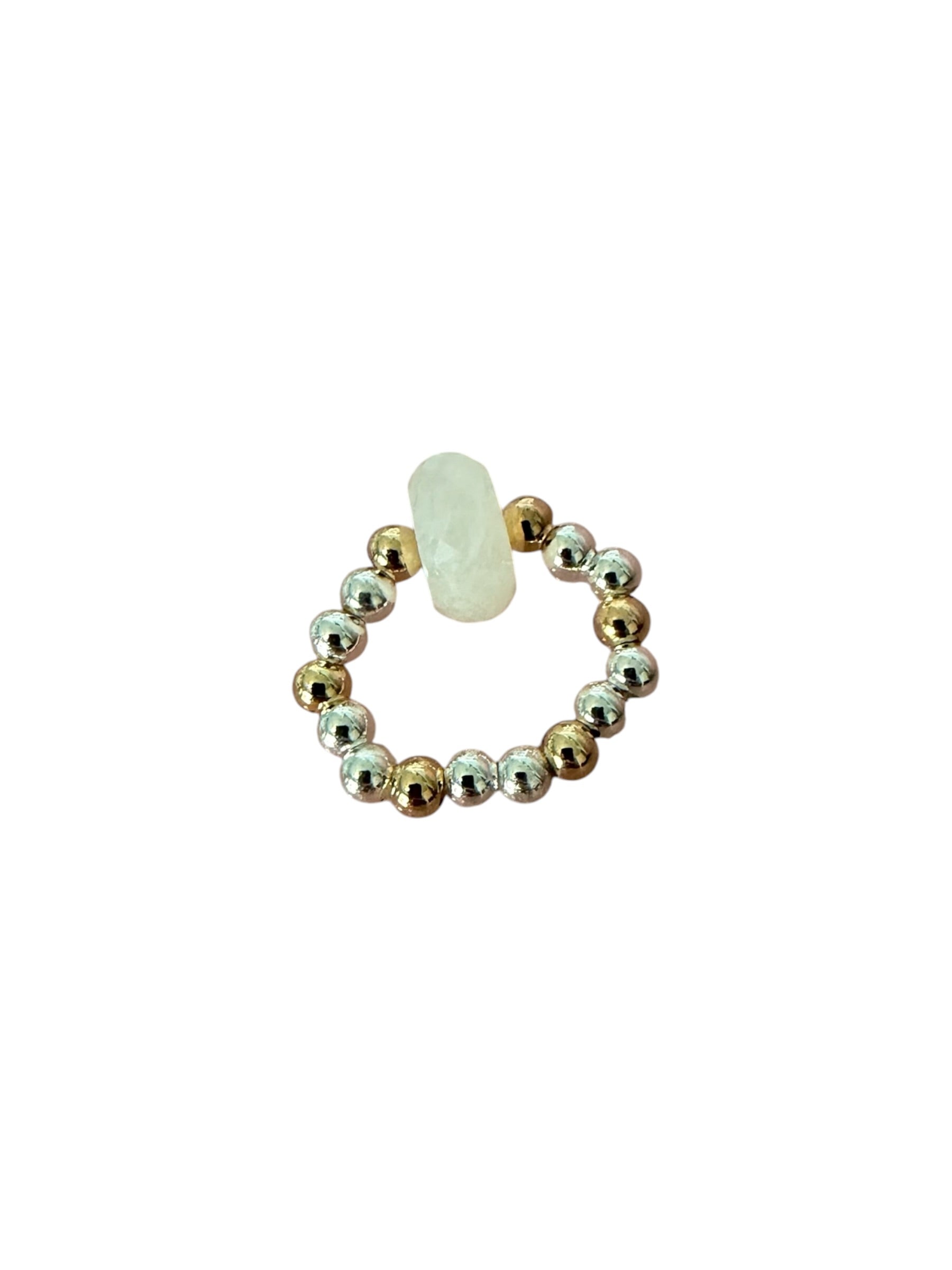 The Riot Ring — Handcrafted Gemstone Beaded Ring