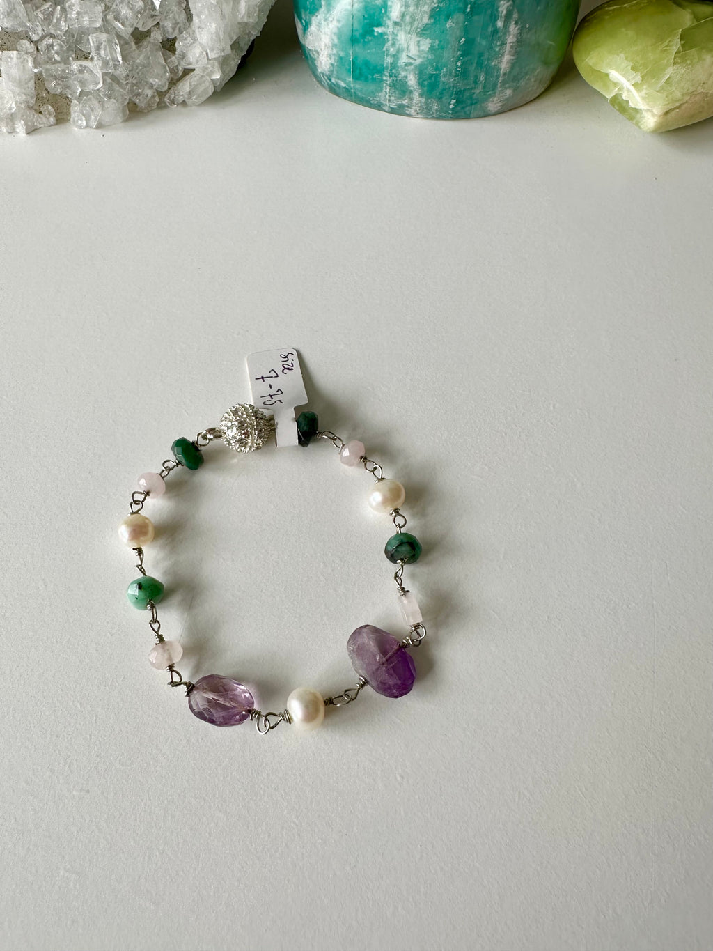 Wire-Wrapped Gemstone Bracelet Collection