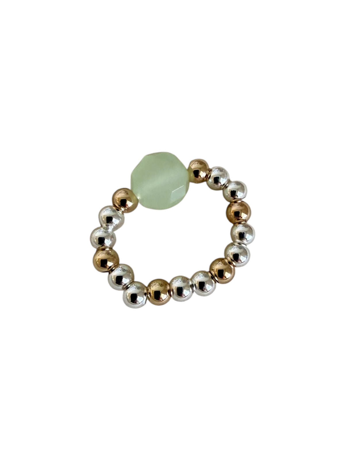 The Riot Ring — Handcrafted Gemstone Beaded Ring
