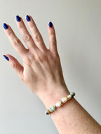 Eau My — Amazonite & Freshwater Pearl Bracelet