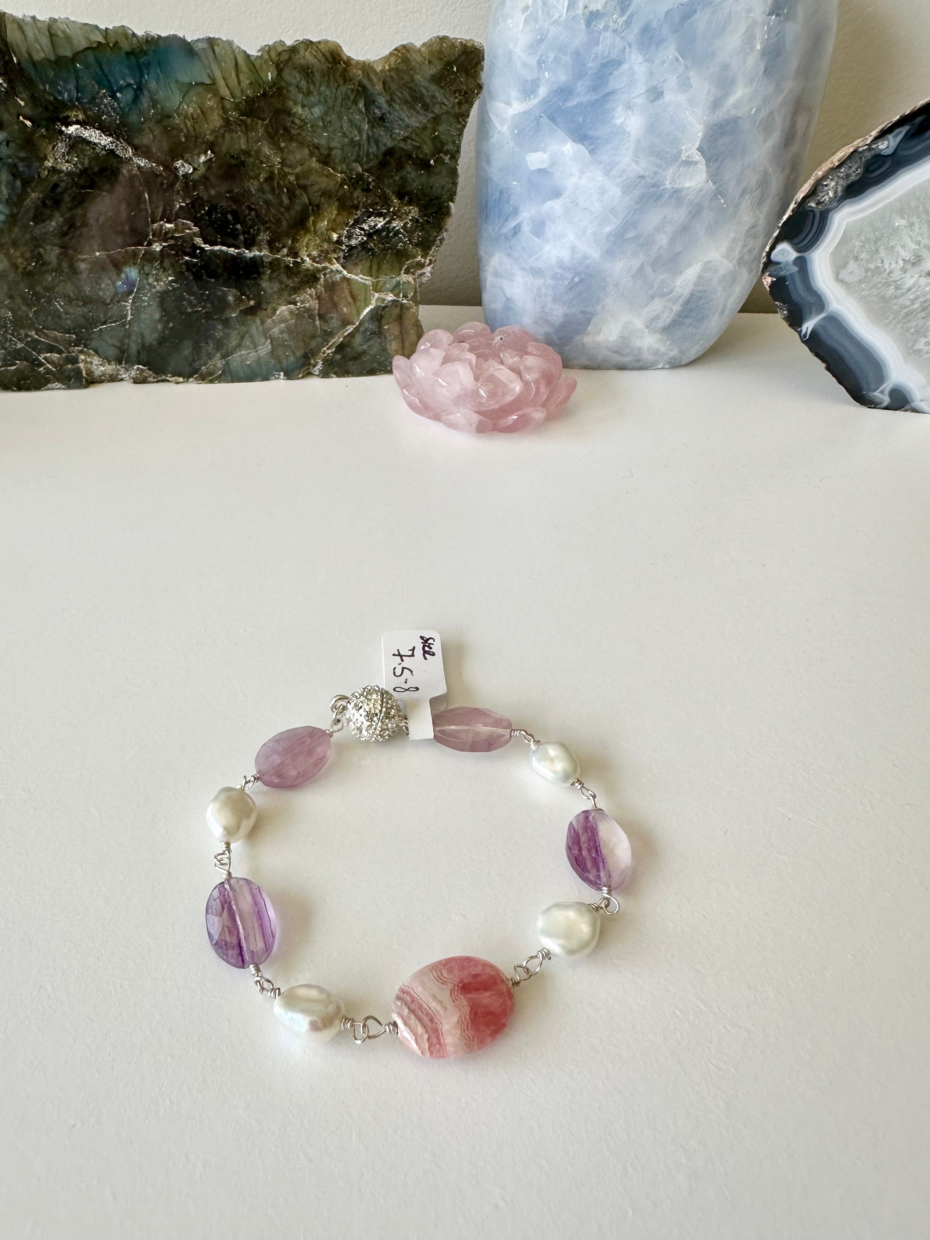 Wire-Wrapped Gemstone Bracelet Collection