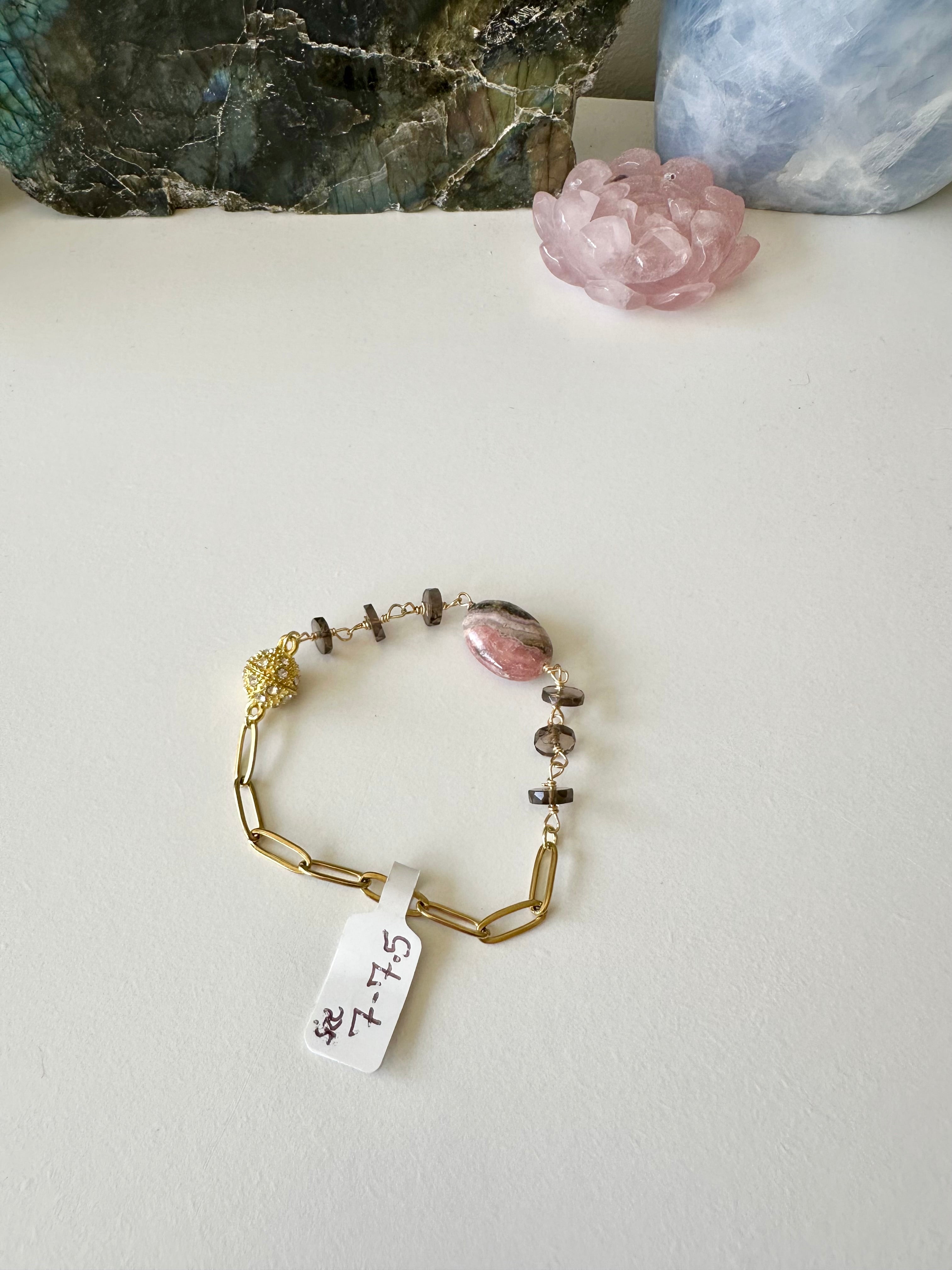 Wire-Wrapped Gemstone Bracelet Collection