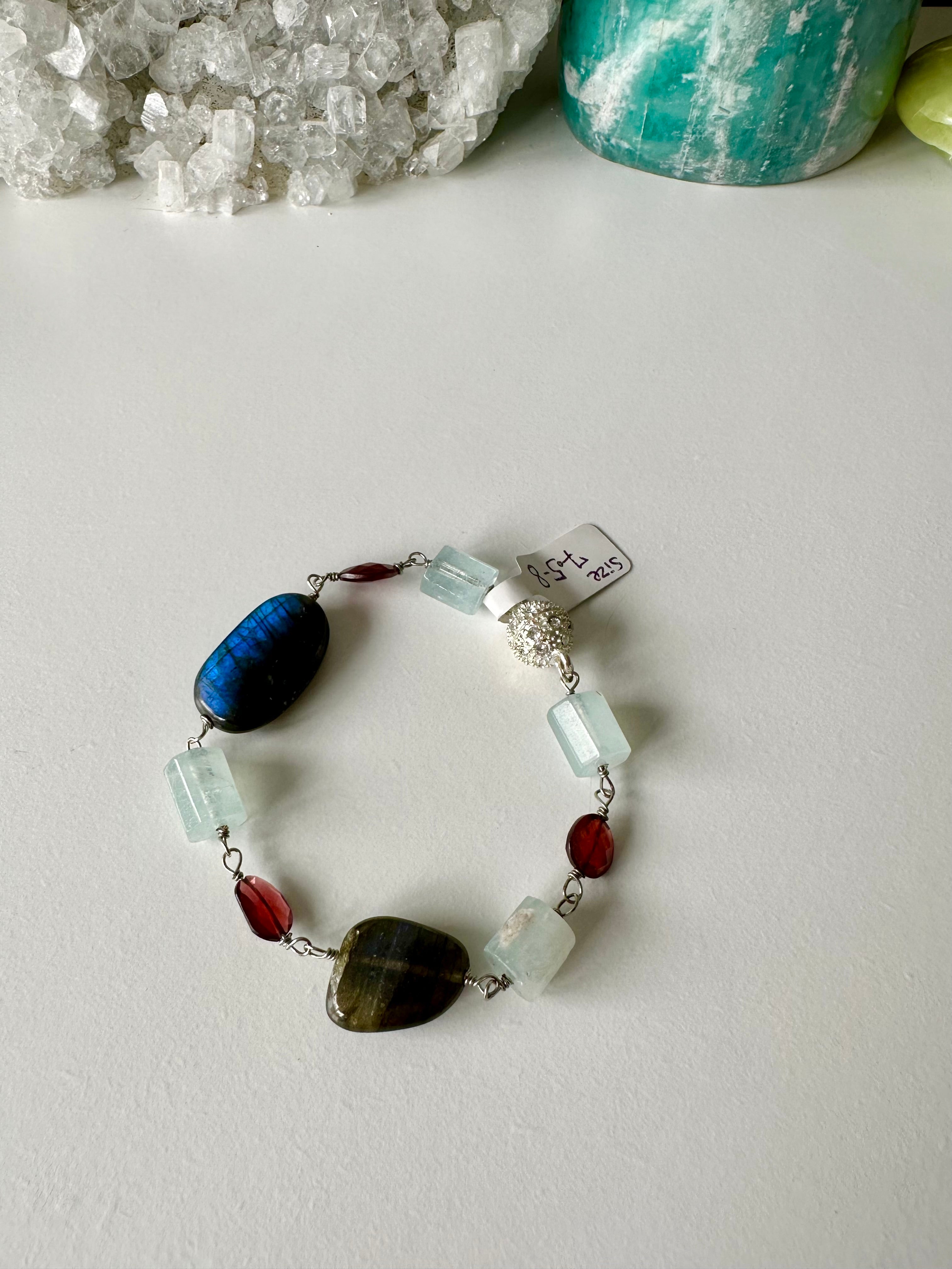 Wire-Wrapped Gemstone Bracelet Collection