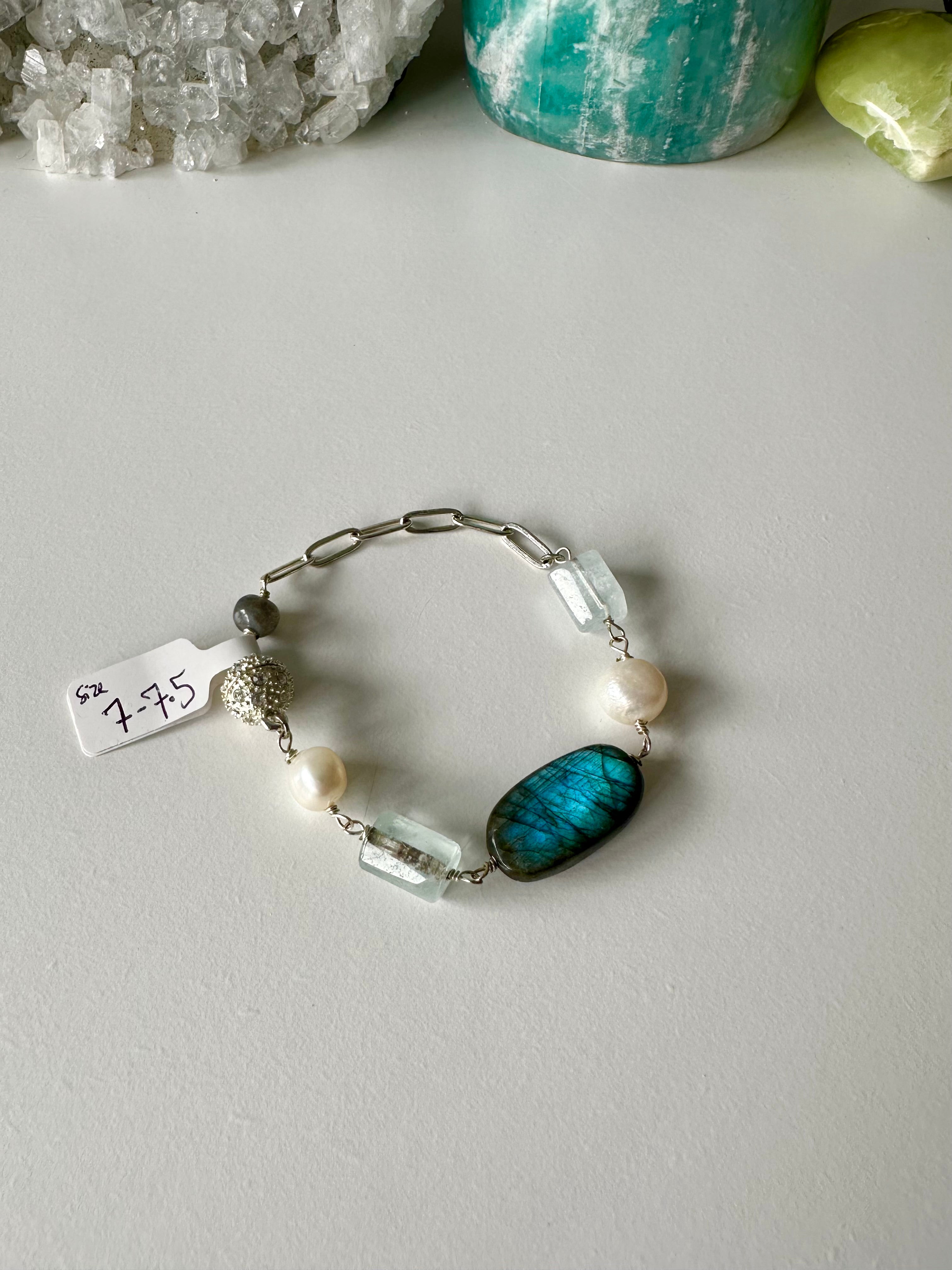 Wire-Wrapped Gemstone Bracelet Collection