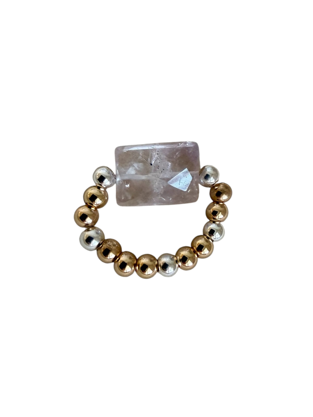 The Riot Ring — Handcrafted Gemstone Beaded Ring