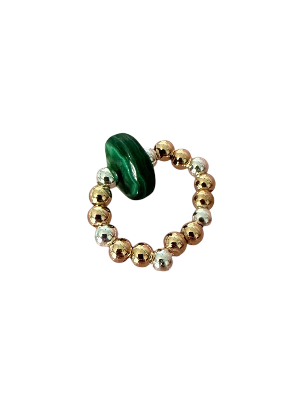 The Riot Ring — Handcrafted Gemstone Beaded Ring