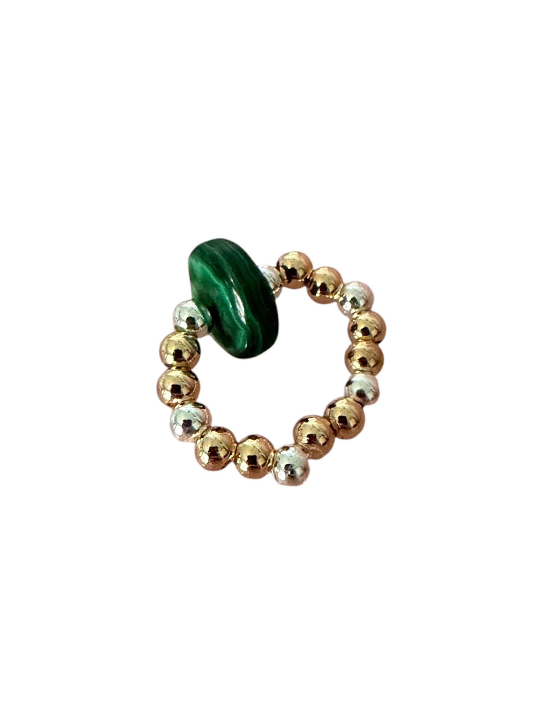 The Riot Ring — Handcrafted Gemstone Beaded Ring