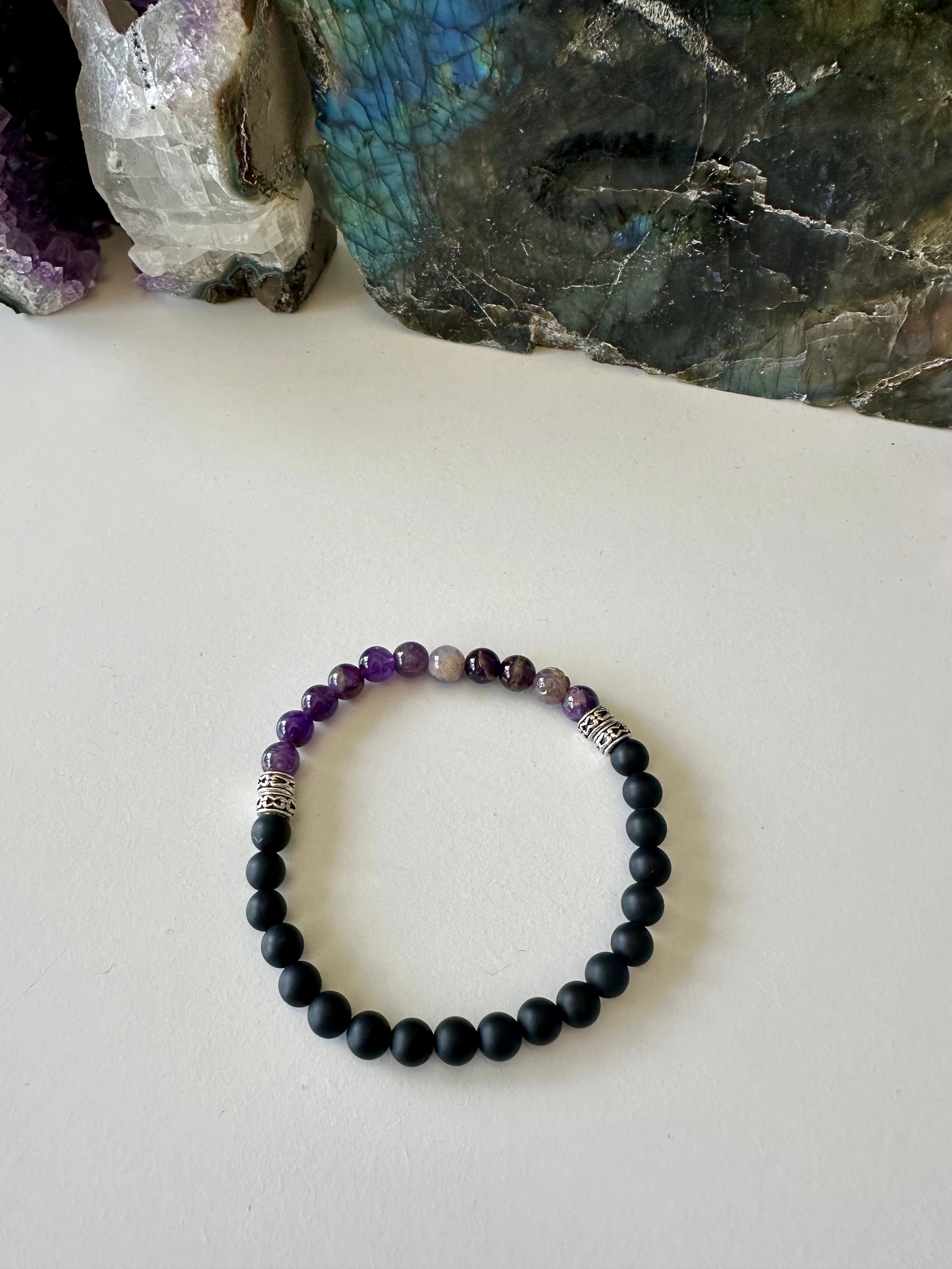 Collection de bracelets en pierres précieuses pour hommes
