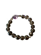 Minerva Gemstone Bracelet - Smoky Quartz and Amethyst | Protection and Peace
