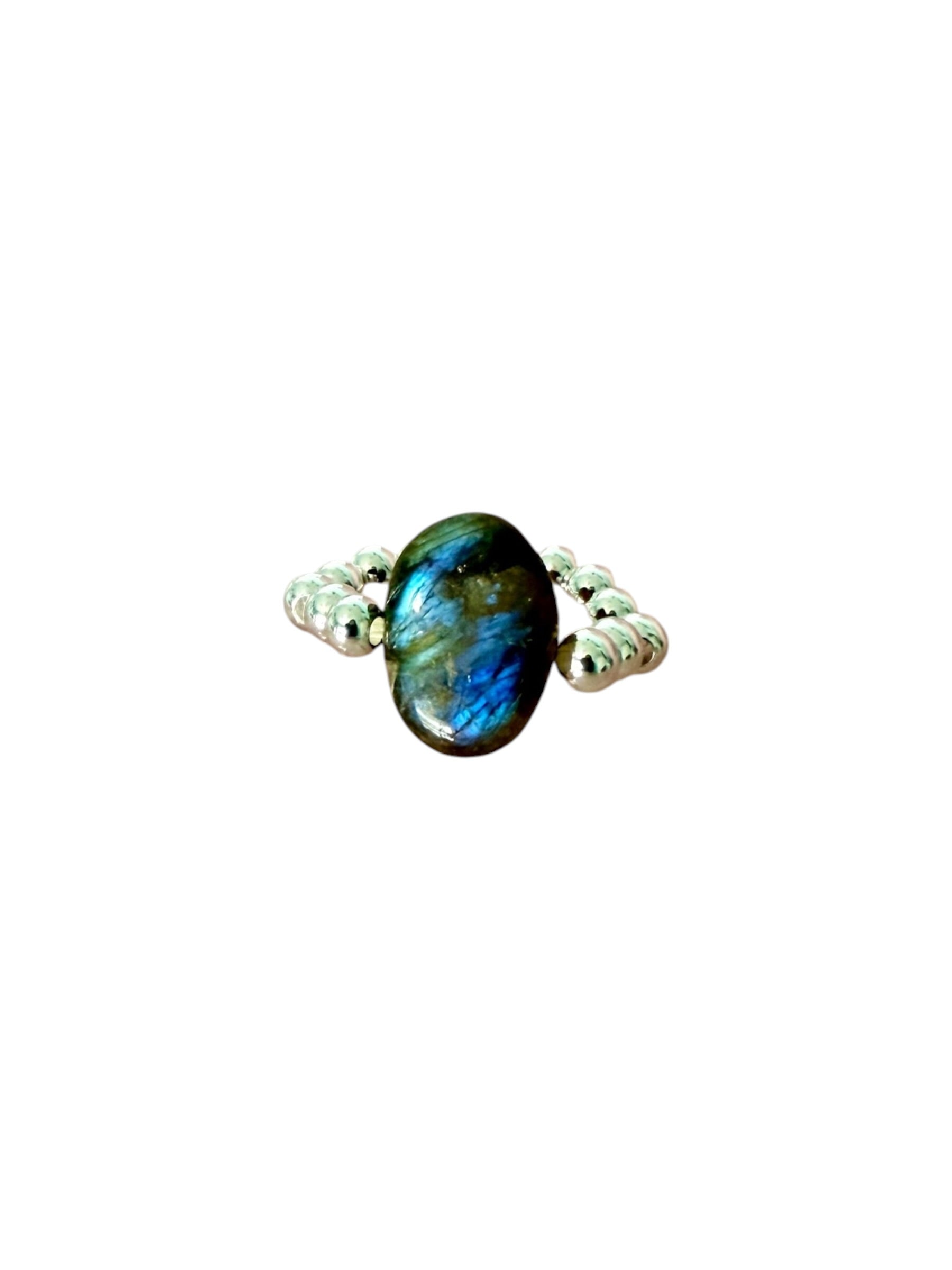 The Riot Ring — Handcrafted Gemstone Beaded Ring