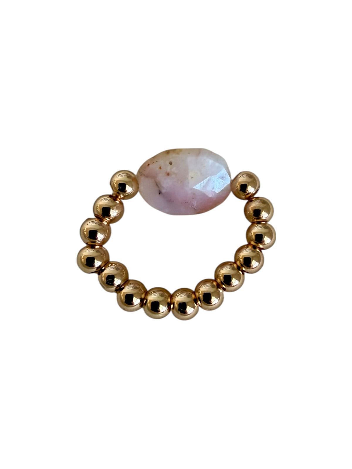 The Riot Ring — Handcrafted Gemstone Beaded Ring