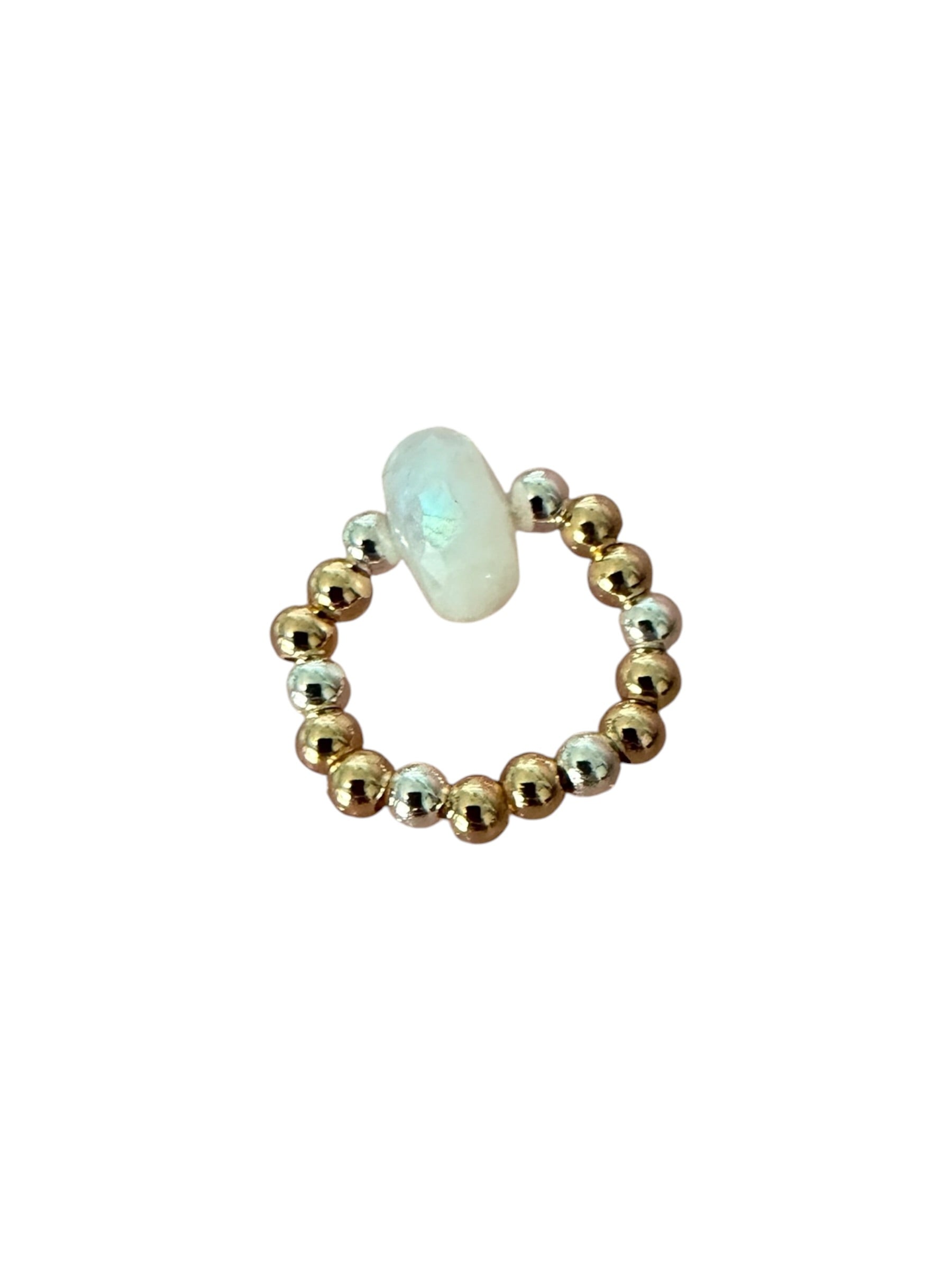 The Riot Ring — Handcrafted Gemstone Beaded Ring