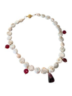 Love Potion — Limited Edition Pink Tourmaline, Ruby & Coin Pearl Necklace