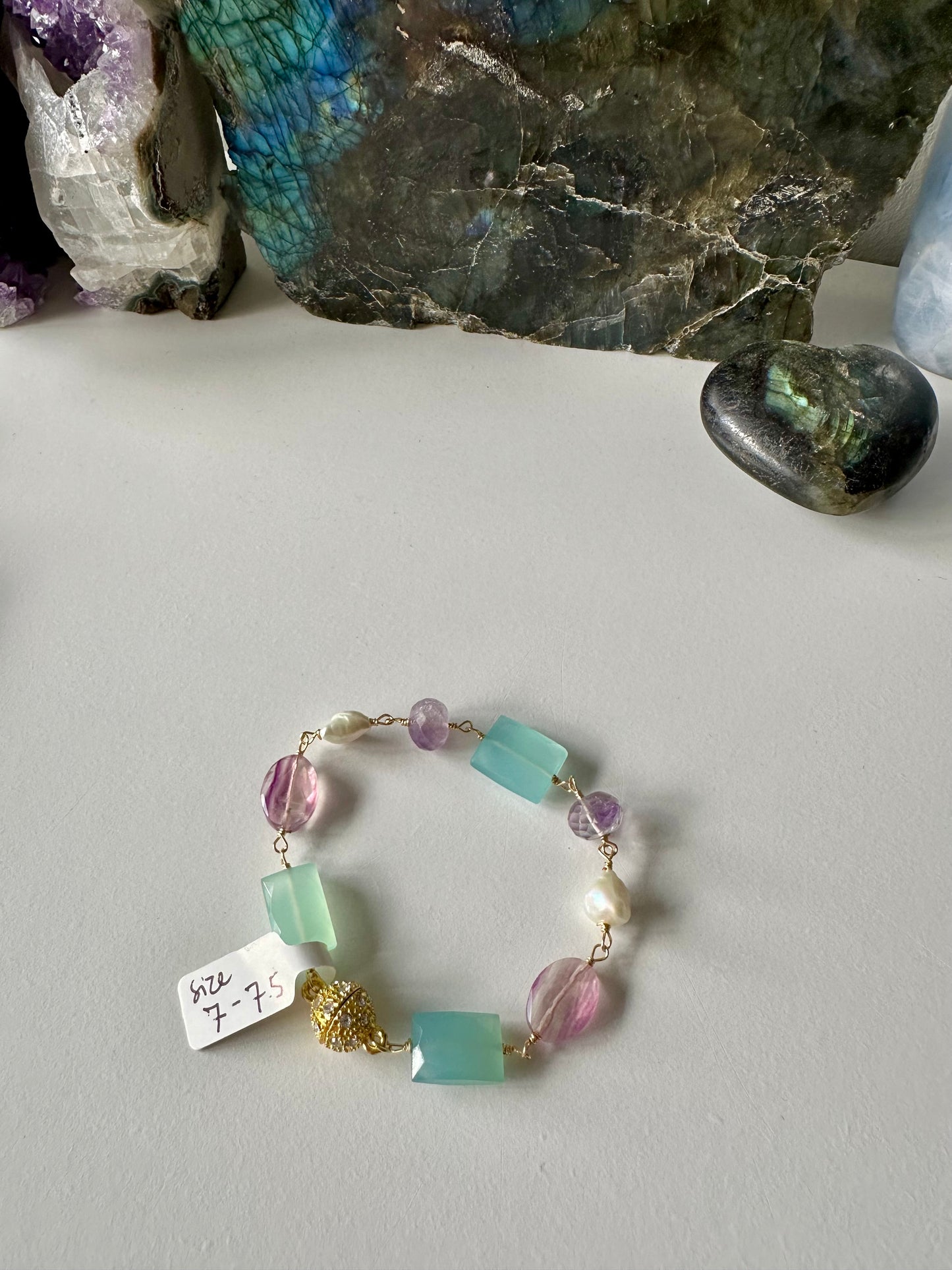 Wire-Wrapped Gemstone Bracelet Collection