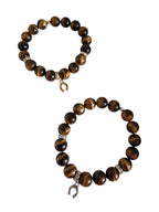 Run Wild — Handcrafted Tiger’s Eye Horseshoe Bracelet