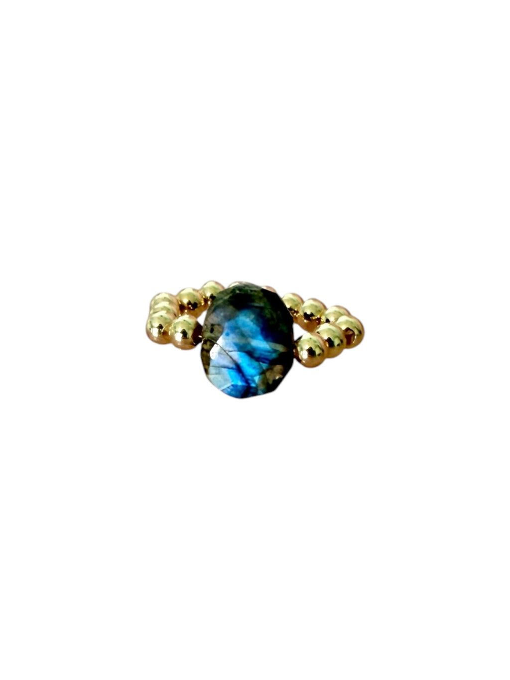 The Riot Ring — Handcrafted Gemstone Beaded Ring