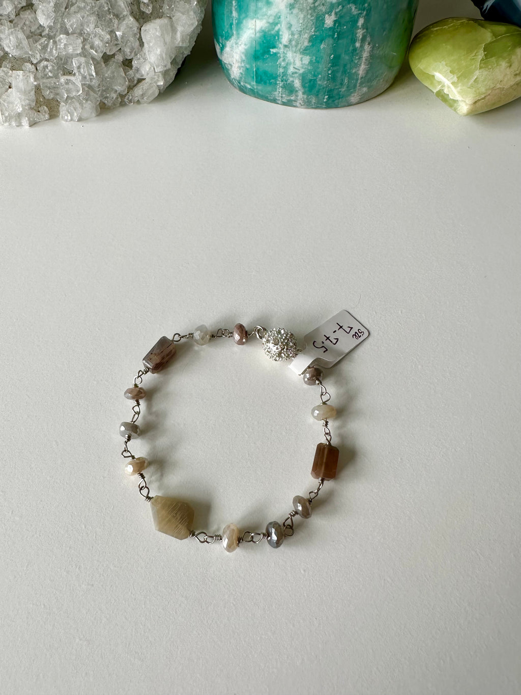 Wire-Wrapped Gemstone Bracelet Collection