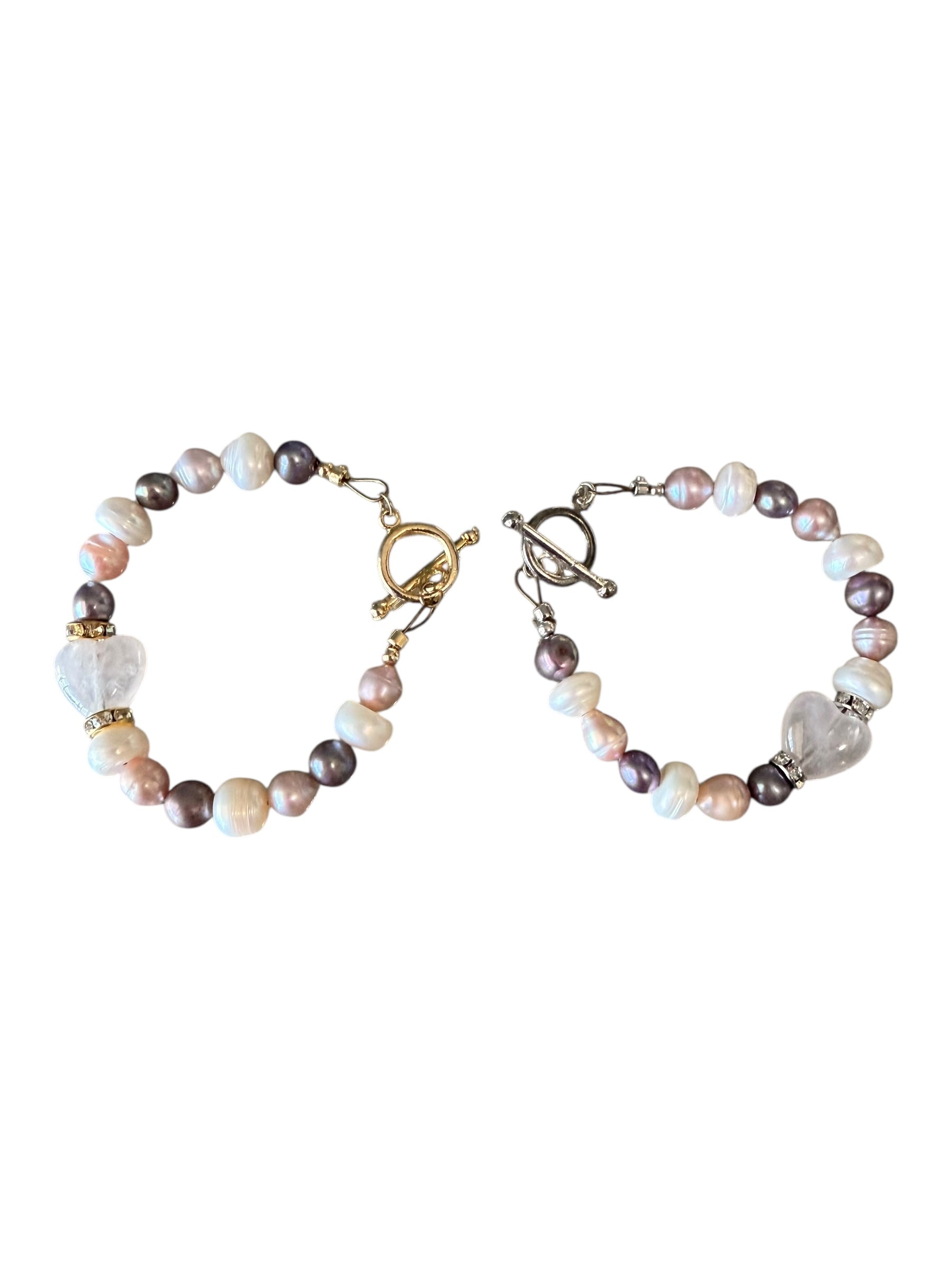 Love, Always Gemstone Bracelet - Rose Quartz, Pink, Purple and White Freshwater Pearl | Limited Edition Valentine’s Jewelry | Trust, Love and Peace