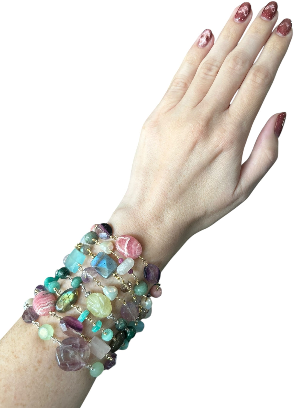 Wire-Wrapped Gemstone Bracelets | Handmade Jewelry