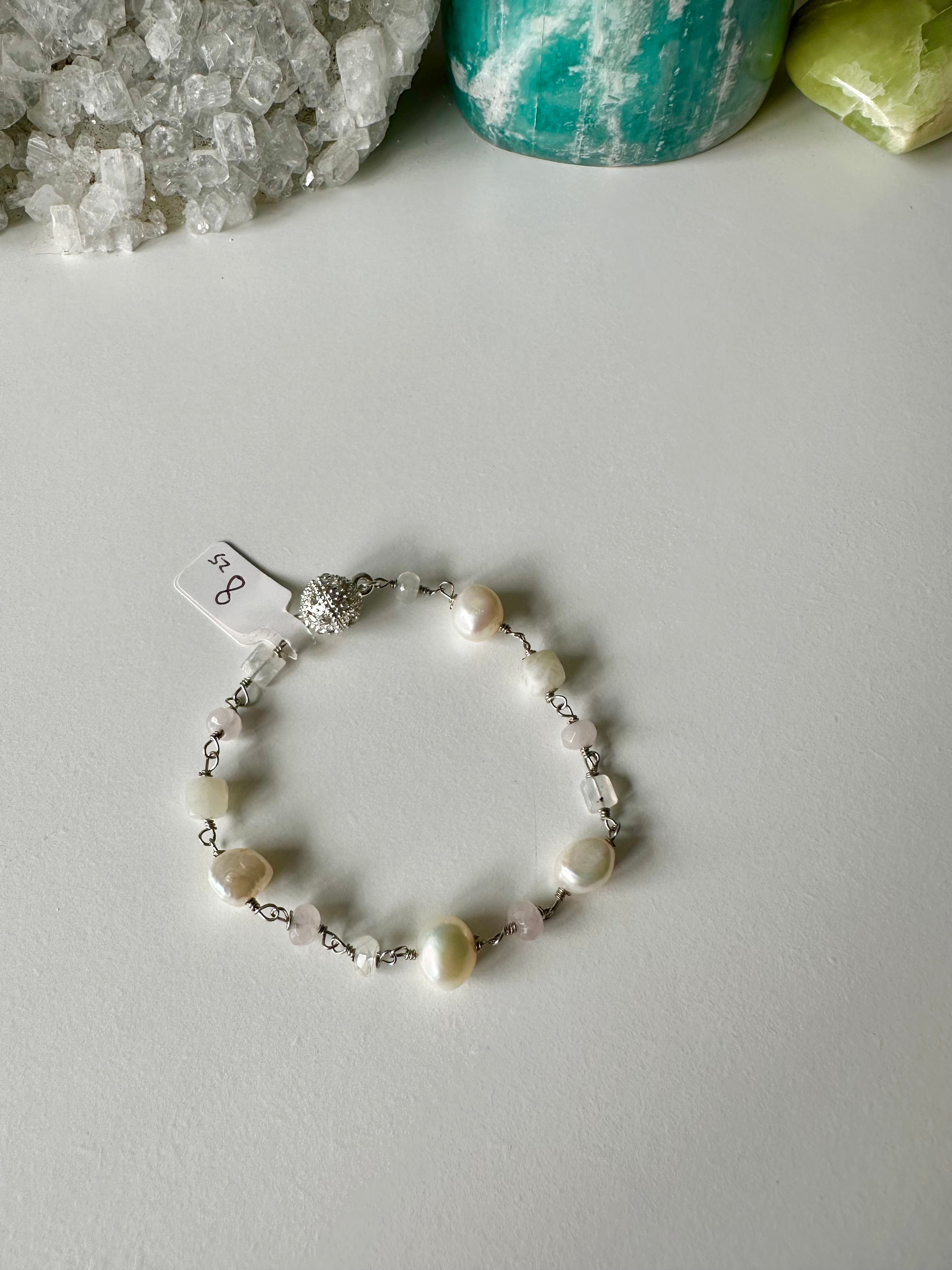 Wire-Wrapped Gemstone Bracelet Collection