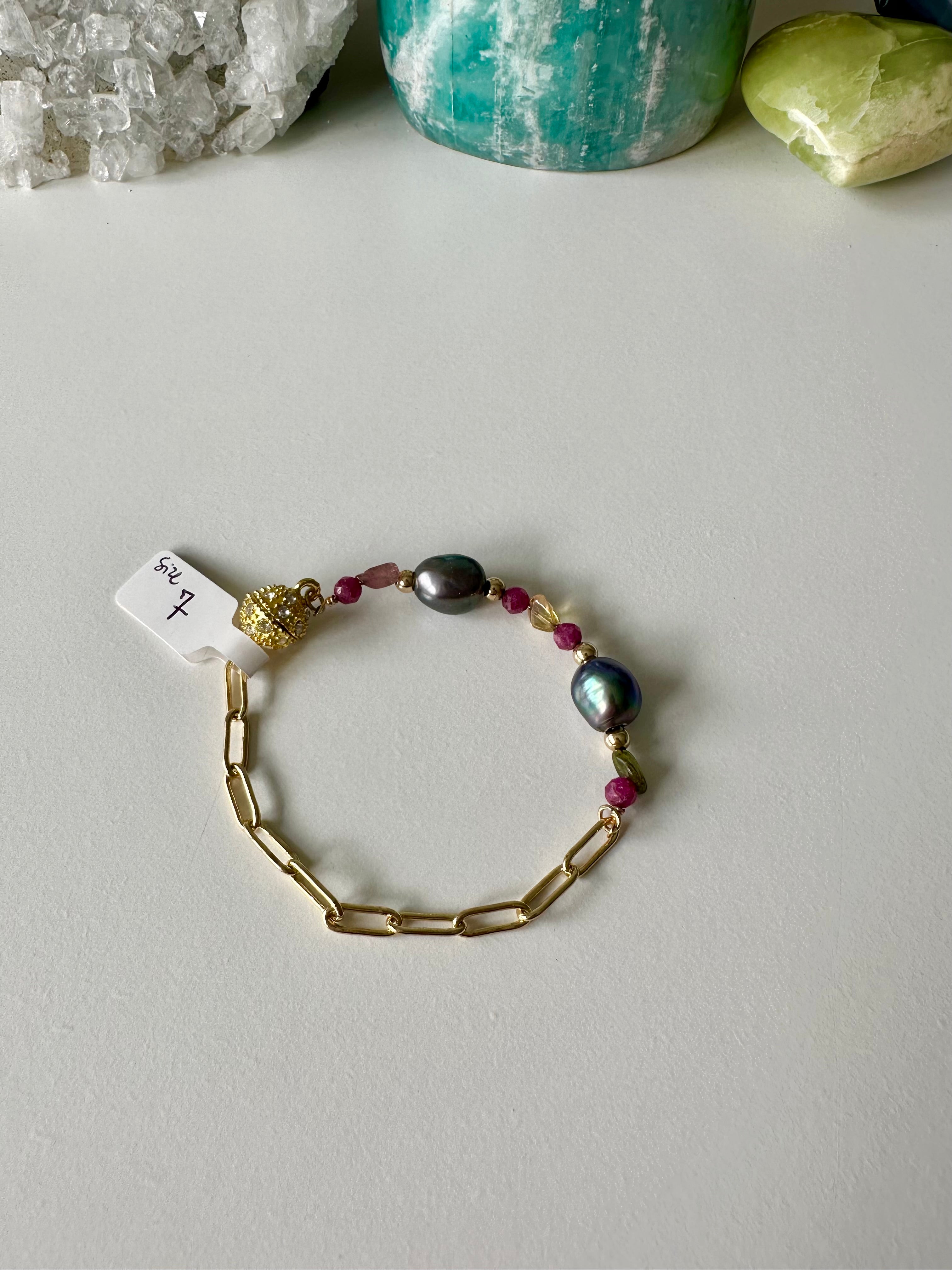 Wire-Wrapped Gemstone Bracelet Collection
