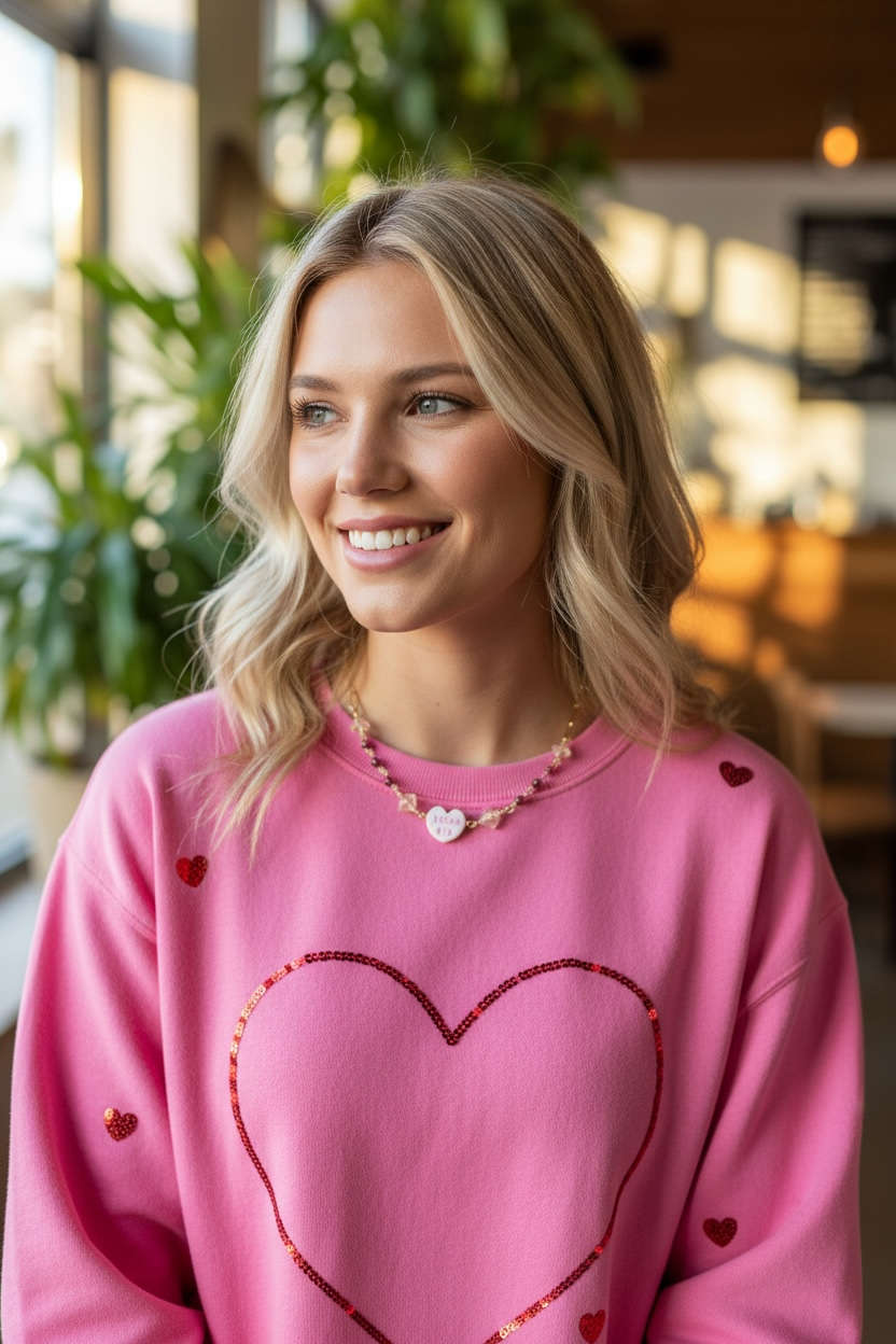 Dream Big Gemstone Necklace - Candy Hearts, Ruby and Citrine | Limited Edition Valentine’s Jewelry | Love and Joy