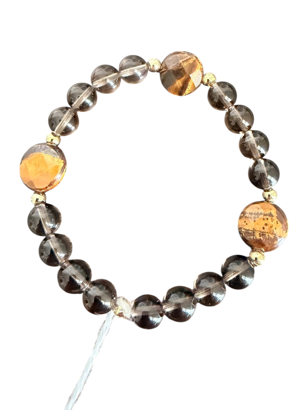 Smoke Show — Handcrafted Smoky Quartz & Tiger’s Eye Bracelet