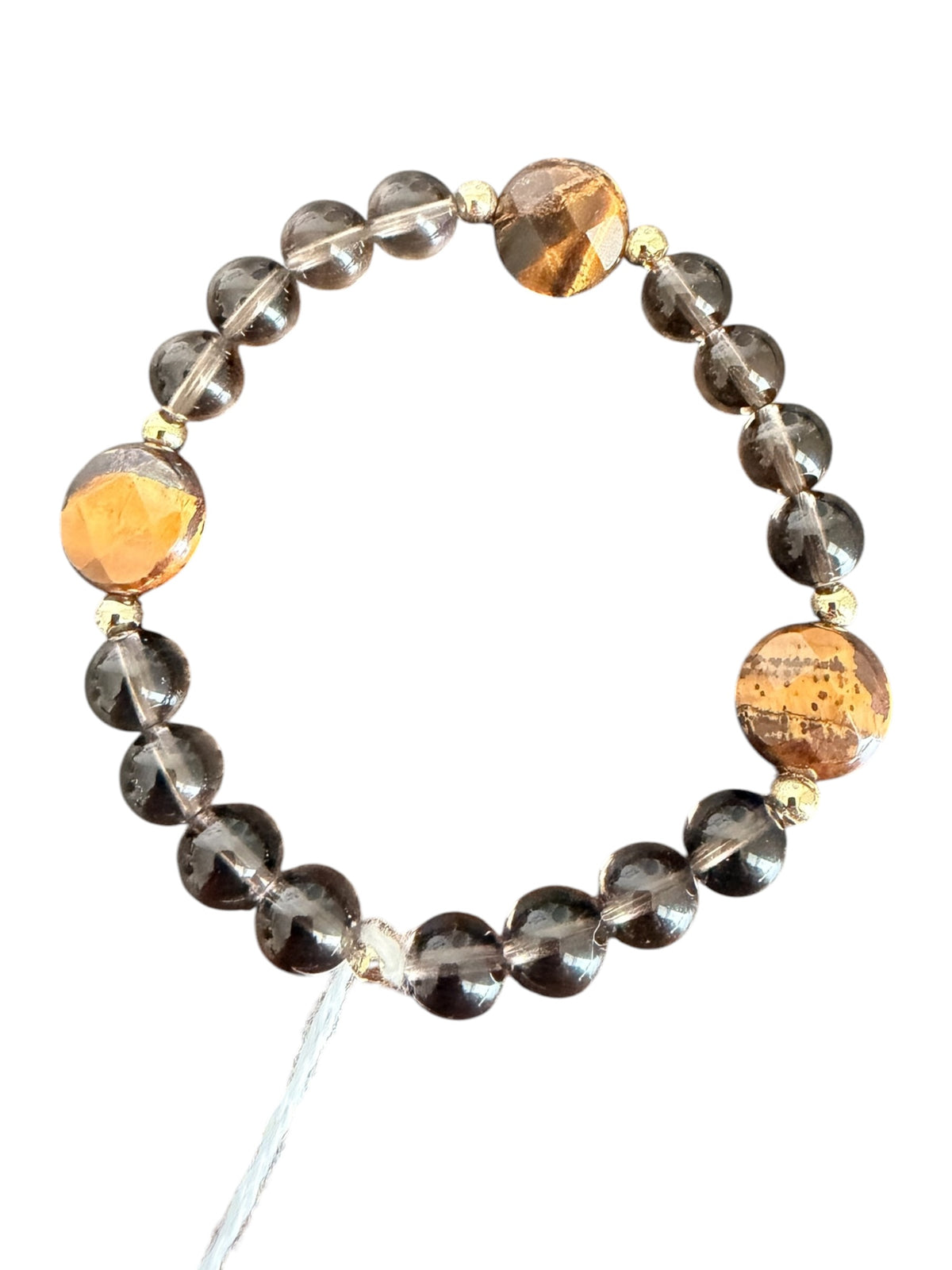 Smoke Show — Handcrafted Smoky Quartz & Tiger’s Eye Bracelet