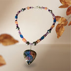 Spellbound Gemstone Necklace - Labradorite, Tahitian Black Pearl, Kyanite, Sunstone, Amethyst and Lepidolite | Transformation, Trust, Alignment, Joy, Peace and Serenity