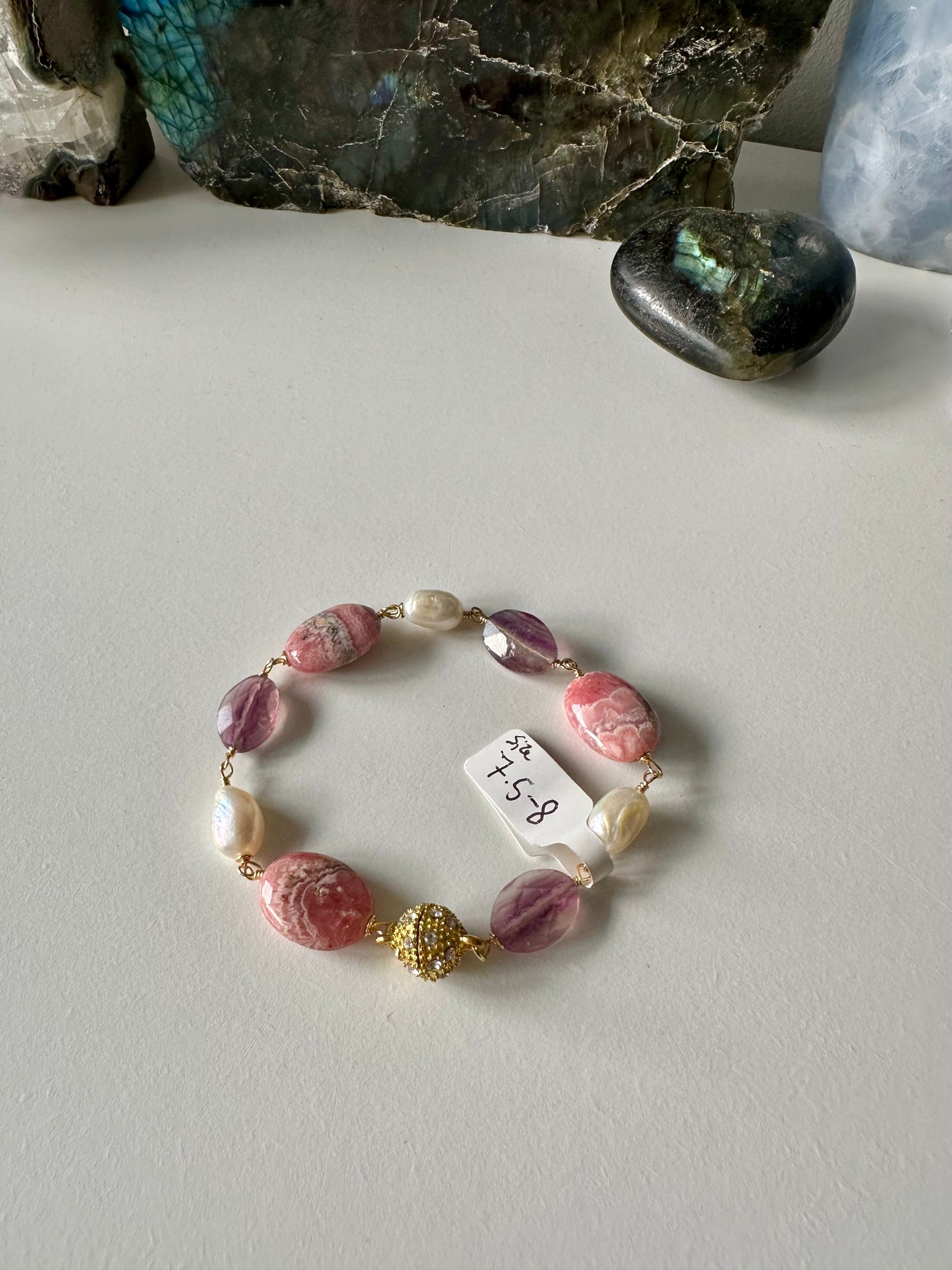 Wire-Wrapped Gemstone Bracelet Collection