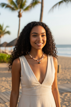 Shell-a-brate Gemstone Necklace - Tahitian Black Pearl, Pink Opal and Pink Amethyst | Trust, Love and Peace