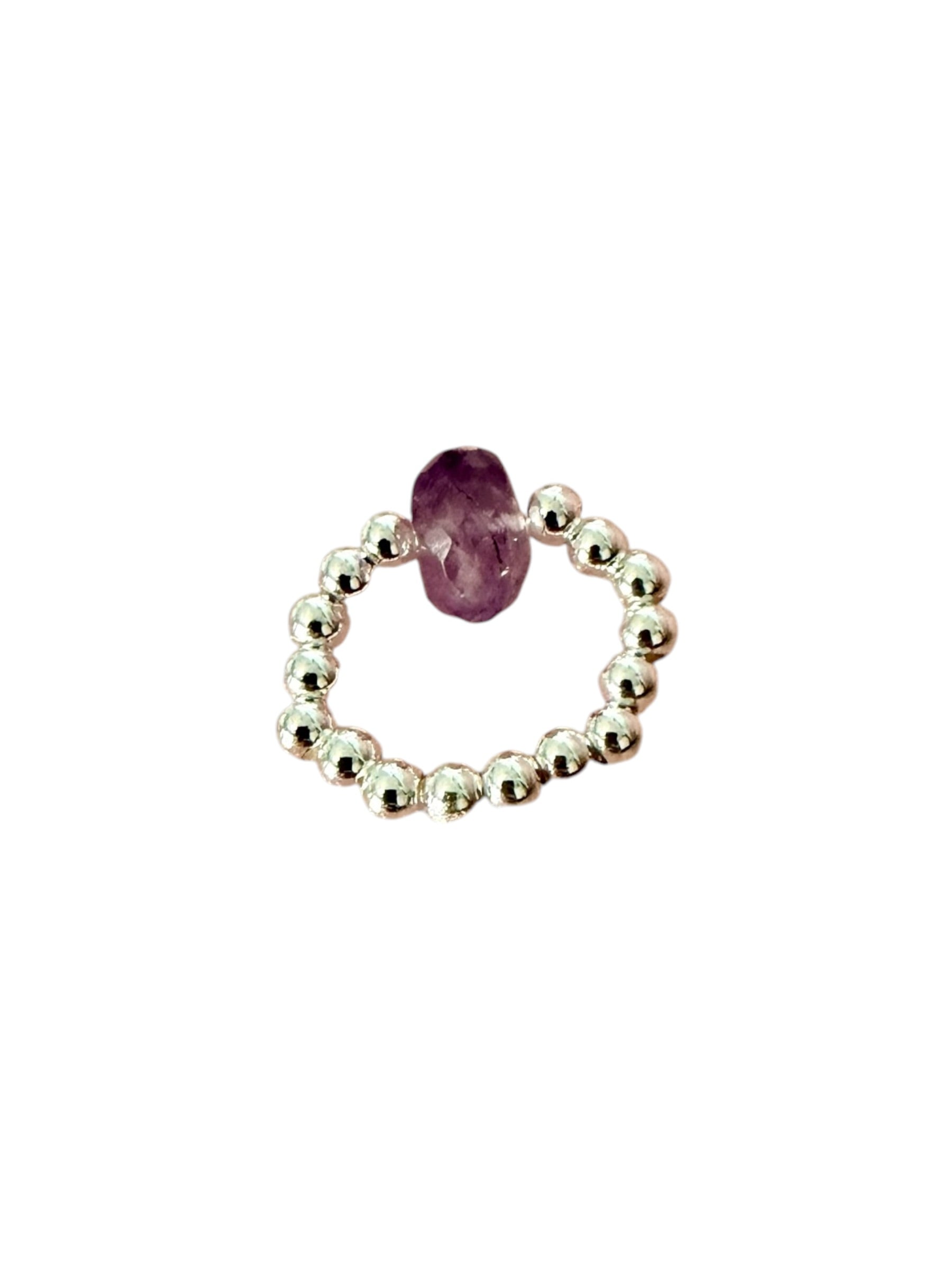 The Riot Ring — Handcrafted Gemstone Beaded Ring