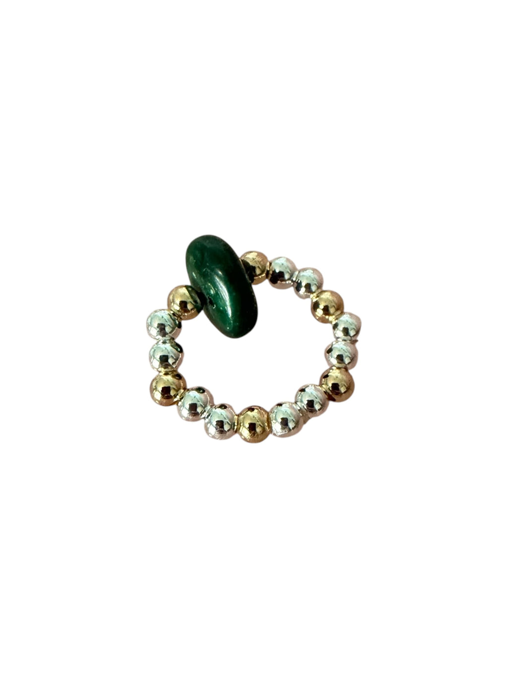 The Riot Ring — Handcrafted Gemstone Beaded Ring