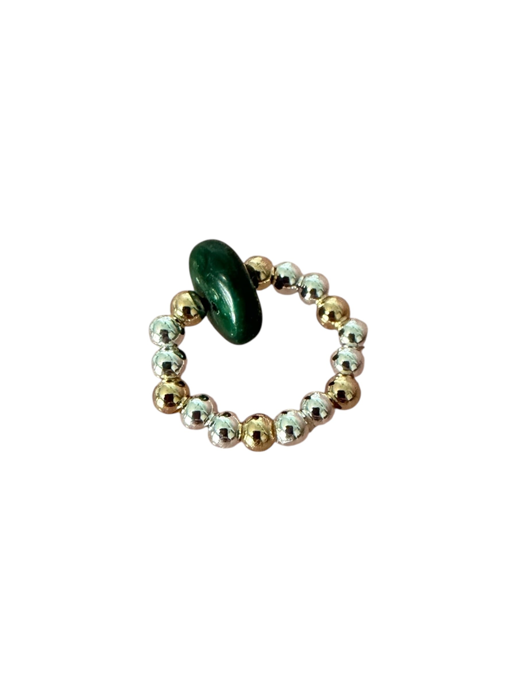 The Riot Ring — Handcrafted Gemstone Beaded Ring
