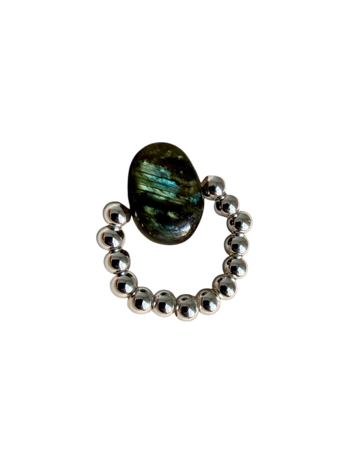 The Riot Ring — Handcrafted Gemstone Beaded Ring
