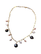 Zara — Handcrafted Tahitian Pearl & Purple Pearl Necklace