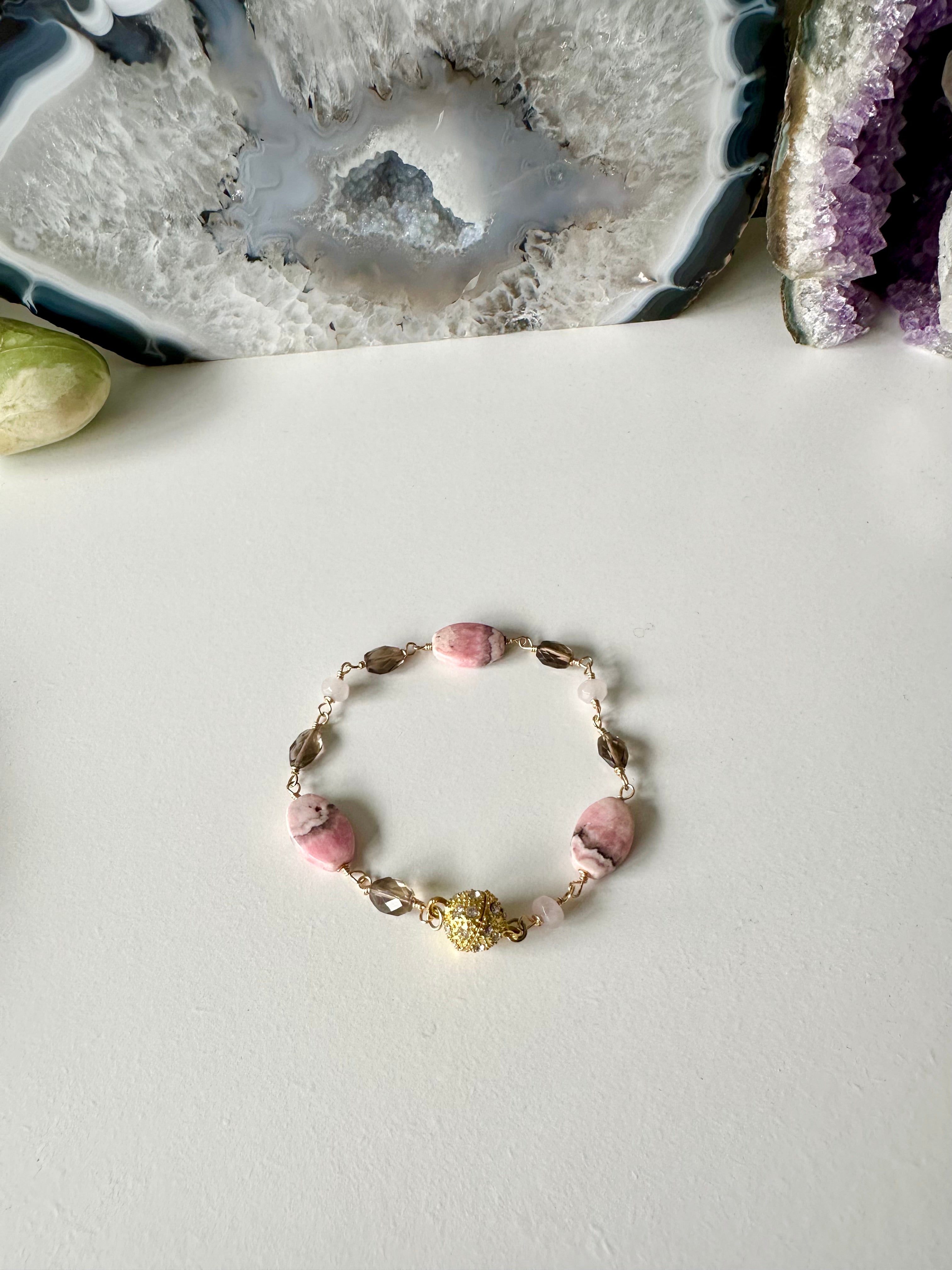 Wire-Wrapped Gemstone Bracelet Collection