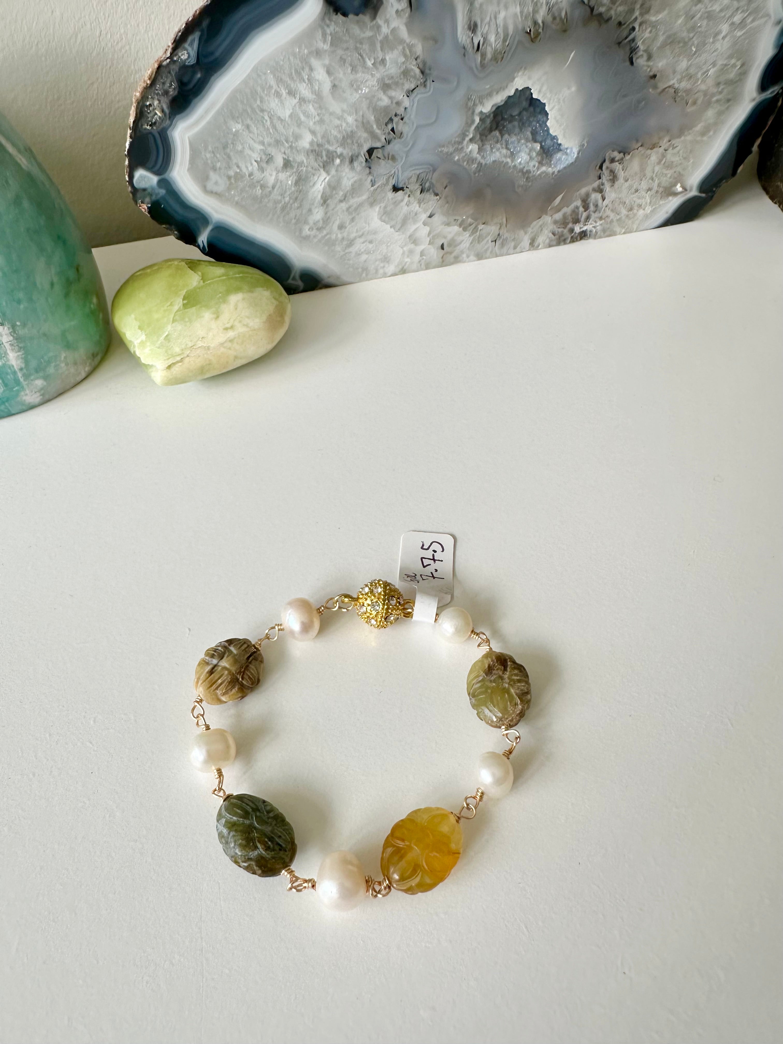 Wire-Wrapped Gemstone Bracelet Collection