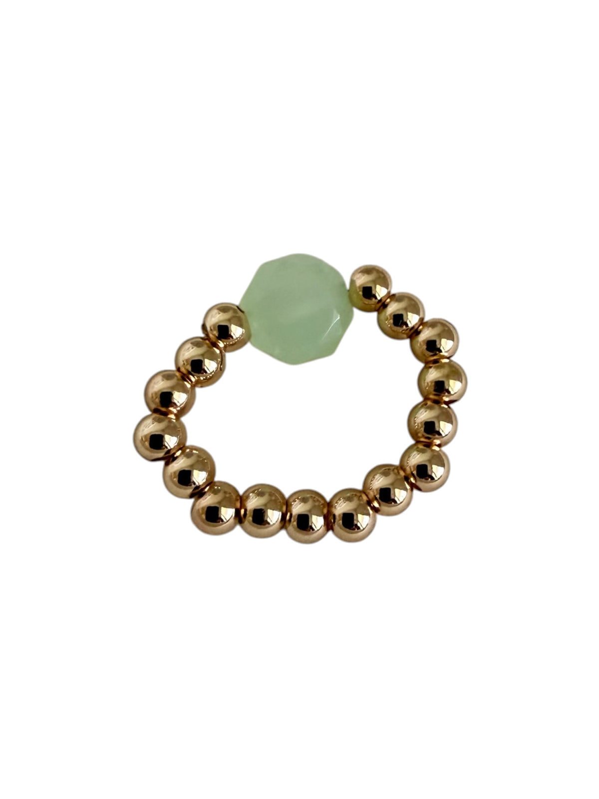 The Riot Ring — Handcrafted Gemstone Beaded Ring