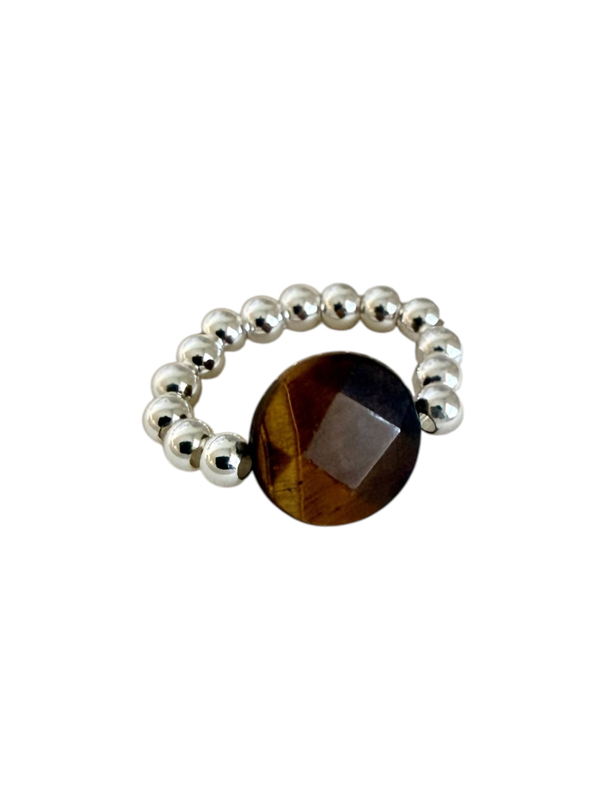 The Riot Ring — Handcrafted Gemstone Beaded Ring
