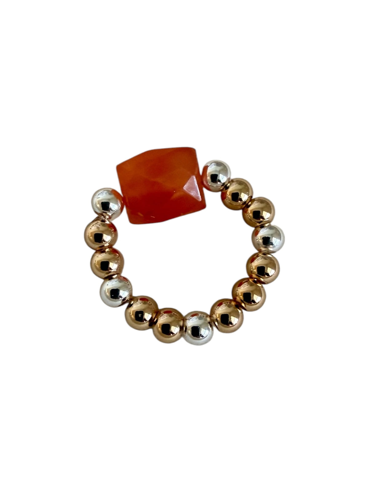 The Riot Ring — Handcrafted Gemstone Beaded Ring