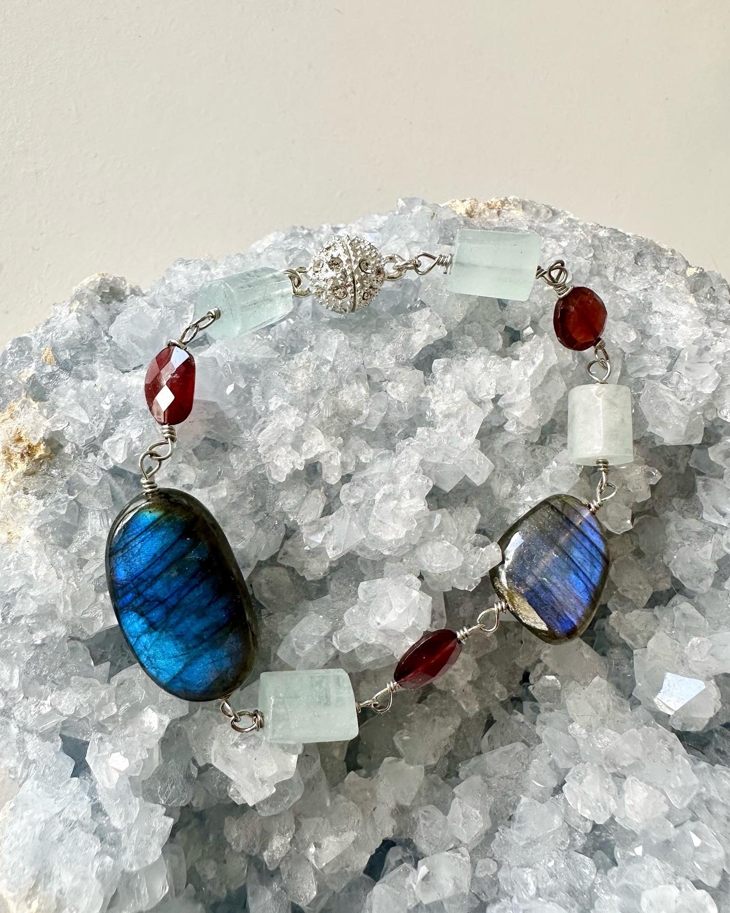 Wire-Wrapped Gemstone Bracelet Collection