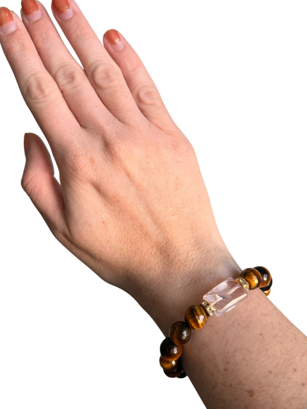 Violet Flame — Handcrafted Amethyst & Tiger’s Eye Bracelet