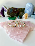 Hayden Gemstone Bracelets - Baroque Pearl, Freshwater Pearl and Amazonite | Wisdom and Clarity